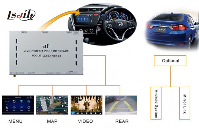 Интерфейс GPS Navi Honda видео-, модернизируя набор для управлять правой руки нефрита
