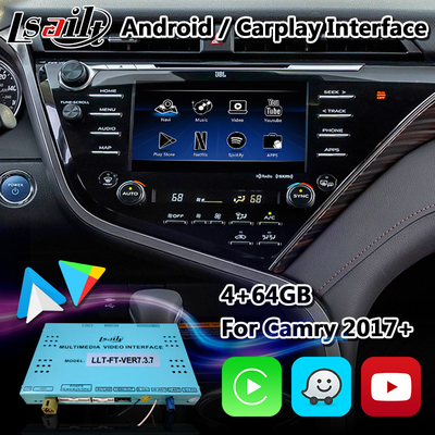 Интерфейс мультимедиа коробки навигации автомобиля Андорид Карплей видео- для Тойота Камры Фудзицу