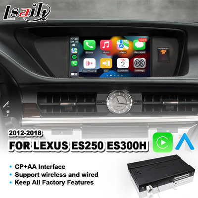 Интерфейс Carplay беспроводного андроида автоматический для Lexus ES 250 300H 350 управление 2012-2018 200 мышей