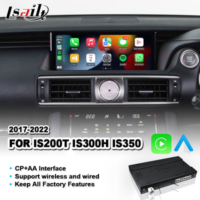 Беспроводный интерфейс Android Auto Carplay для Lexus IS200T IS300H IS350 F Sport IS 200T Управление мышью 2017-2022