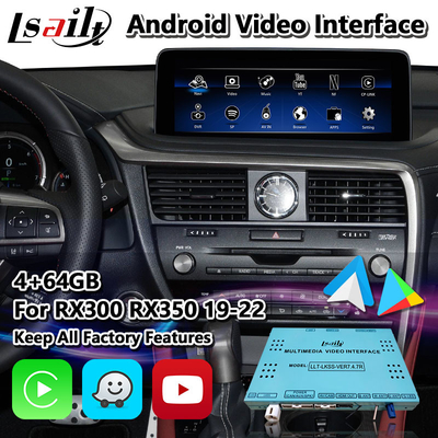 Интерфейс Carplay андроида Lsailt видео- для Lexus RX 300 350 спорт 2019-2022 350L 450h 450hL f
