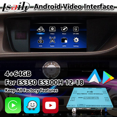 Интерфейс андроида Lsailt видео- для Lexus ES 350 300h 250 управление 2012-2018 мыши 200 XV60