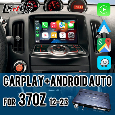 Lsailt Carplay Interface Box для Nissan 370Z 2010-2020 Android Автоподдержка голосовой команды, управления рулем