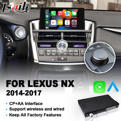 Интерфейс Android Auto Carplay для Lexus NX300h NX200t NX 300h 200t F Sport Управление ручкой 2014-2017