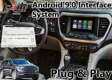 Коробка навигации Gps автомобиля андроида 9,0 Lsailt для интерфейса Carplay Acadia GMC видео-