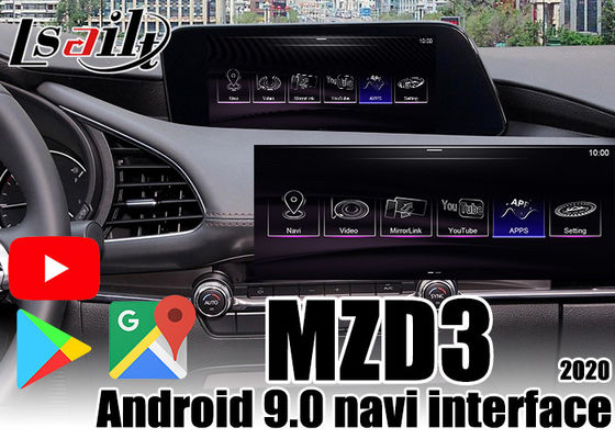 Интерфейс автомобиля андроида 32GB для поддержки 2020 коробки Mazda3/CX-30 CarPlay гуглит игру, управление касания