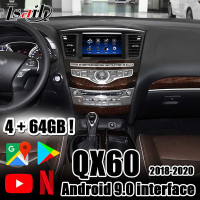 Интерфейс с Netflix, YouTube Lsailt PX6 4GB CarPlay&amp;Android видео-, автомобиль андроида для 2018 теперь Infiniti QX50 QX80 QX60
