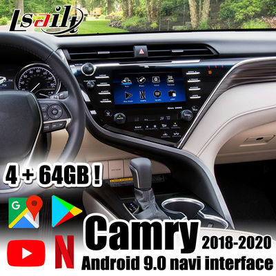 Интерфейс автомобиля андроида Тойота андроида 9,0 4GB PX6 для поддержки Netflix Camry 2018-2021, YouTube, CarPlay, игры Google