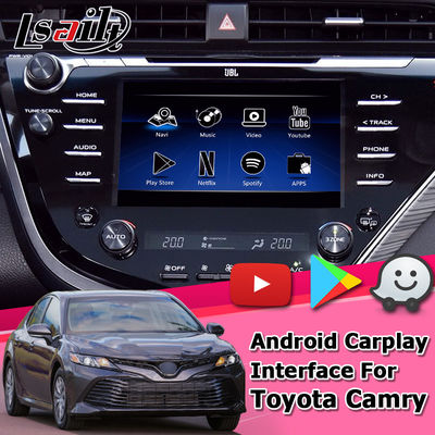 USB Toyota Camry Bluetooth Wifi интерфейса андроида Carplay сенсорного экрана автоматический видео-