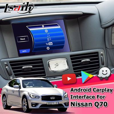 Интерфейс Carplay навигации андроида автоматический для Infiniti Q70/поддержки Youtube M25 M37 Fuga