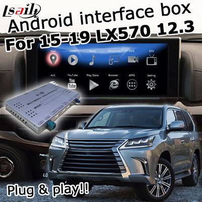 Автомобиль андроида ROM 4GB коробки 16GB навигации интерфейса Lexus LX570 Lexus carplay/GPS