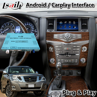 Lsailt 4+64GB Android Video Interface Wireless Carplay для 2012-2017 Nissan Patrol Y62