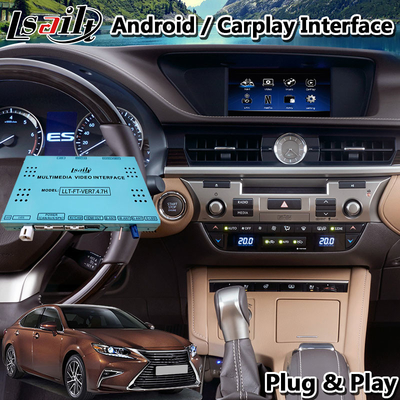 Мультимедиа Carplay андроида Lsailt интерфейс автоматических видео- для Lexus ES250 ES300H ES350 ES200 ES 2012-2018