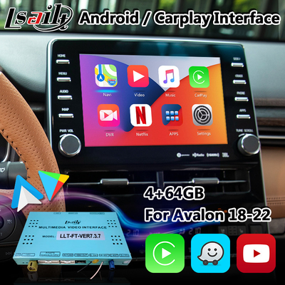 Коробка интерфейса андроида видео- для высочества Тойота Avalon Camry RAV4 с беспроводным Carplay