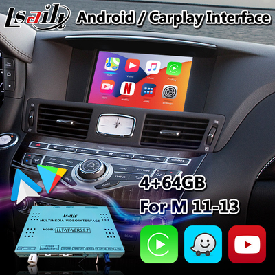Коробка интерфейса Carplay андроида Lsailt для Infiniti M37S M37 с беспроводным автомобилем андроида