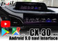 Интерфейс автомобиля андроида для поддержки 2020 коробки Mazda CX-30 CarPlay YouTube, гуглит игру Lsailt