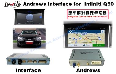Интерфейс андроида INFINITI Q50 автоматический с WIFI/Bluetooth 3G/камерой Rearview