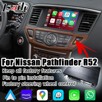 Интерфейс Lsailt Wireless Carplay Android Auto для Nissan Pathfinder R52 IT08 08IT