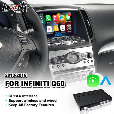 Интерфейс Carplay интеграции OEM Lsailt CP AA для Infiniti Q60 2013-2016