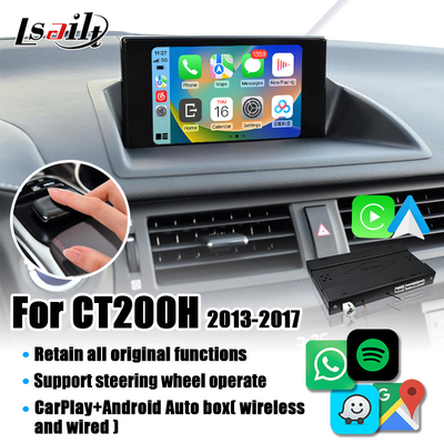 Модуль Lsailt беспроводной CarPlay для Lexus CT200 2013-2022 с автомобилем андроида, картой Google