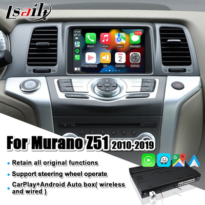 Интерфейс CarPlay для максимумов GT-r Nissan Murano Z51 2010-2019 с системой Linux Lsailt