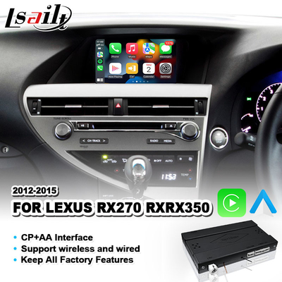 Интерфейс беспроводного Carplay андроида Lsait автоматический для Lexus RX 270 спорт AL10 2012-2015 350 450h f