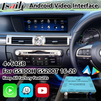 Lsailt Android Car Multimedia Interface для Lexus GS300h GS200t GS350 GS450h GSF GS L10 2016-2020