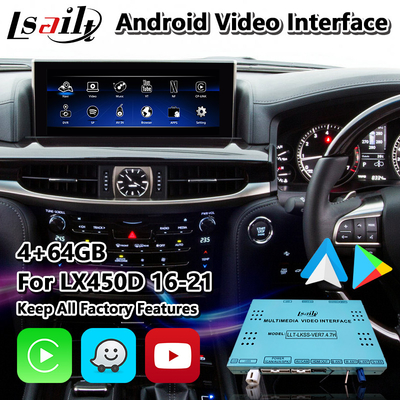 Lsailt Android Carplay видеоинтерфейс для Lexus LX 450d 570 570s VDJ200 J200 2016-2021