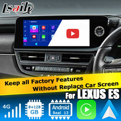 Lexus ES300h ES350 ES250 2023 Android 13 мультимедийный интерфейс на базе Qualcomm 6125