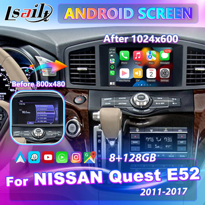 Lsailt 8 дюймовый HD Android мультимедийный экран для 2011-2017 Nissan Quest E52