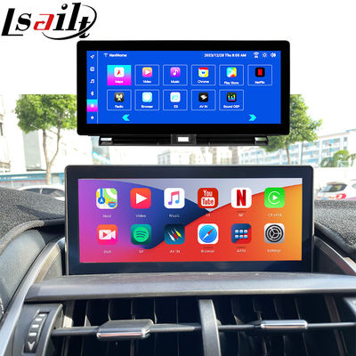 Экран Lexus Android с беспроводным CarPlay и Android Auto 10,25 дюйма, сенсорный экран | SIM-карта и IPS-дисплей с камерами 360 градусов
