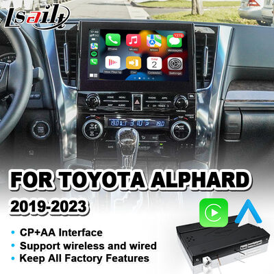 Lsailt Wireless Android Auto Carplay Interface для 2019 -2023 Toyota Alphard Vellfire JBL Высокая версия