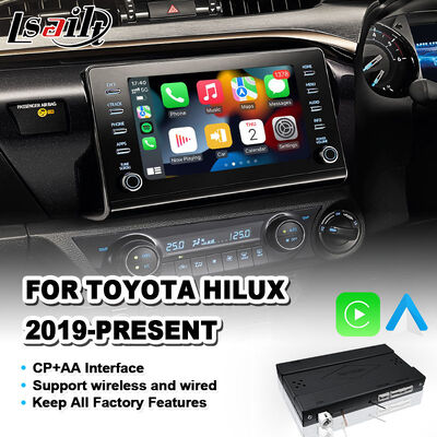 Беспроводной интерфейс Lsailt для Android Auto и Carplay для Toyota Hilux 2019 года выпуска и новее