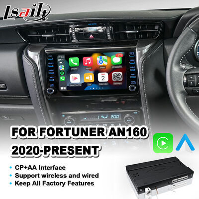 Беспроводной интерфейс Lsailt Android Auto Carplay для Toyota Fortuner AN160 (2020-настоящее время)