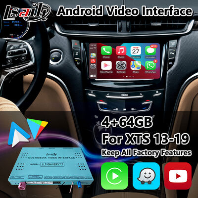 Lsailt Android Carplay Мультимедийный Видеоинтерфейс для системы Cadillac XTS CUE 2013-2019