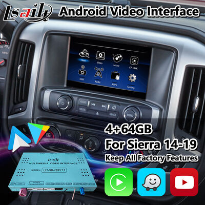 Lsailt Android Car Navigation Video Interface для 2014-2019 GMC Sierra 1500 2500 3500 Система интеллилинка