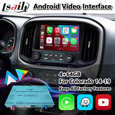 Lsailt Android Auto Carplay Мультимедийный интерфейс для 2014-2020 Chevrolet Colorado Mylink Система