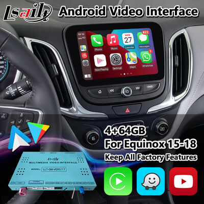 Lsailt Android Carplay Навигационный Мультимедийный Интерфейс для Chevrolet Equinox Mylink System