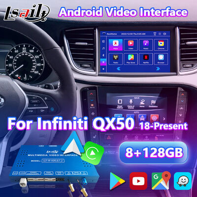 Lsailt Android Carplay Мультимедийный видеоинтерфейс для 2018-2022 Infiniti QX50