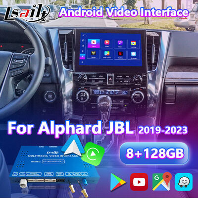Видеоинтерфейс Lsailt Android Carplay для Toyota Alphard Vellfire JBL High Version 2019-2023