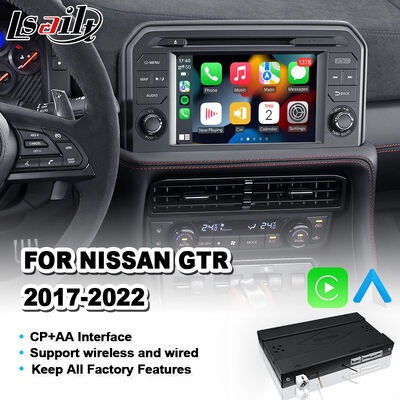 Lsailt Nissan GT-R R35 2017-2022 CarPlay Интерфейс OEM Интеграционный модуль Фабричный экран Беспроводное обновление Android Auto