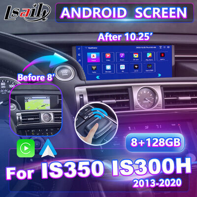 Lsailt Android Carplay Мультимедийный экран для 2013-2020 Lexus IS 250 IS200T IS300 IS350 IS300h IS250
