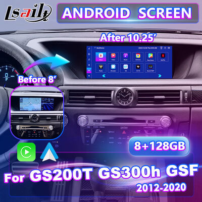 Мультимедийный экран Lsailt Android Carplay для Lexus GS 200t GS300h GS250 GS350 GS450h GSF GS200t 2012-2020 гг.
