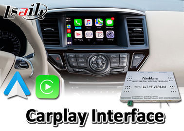 Связанный проволокой интерфейс Carplay андроида автоматический беспроводной на год Nissan Pathfinder R52 2013-2017