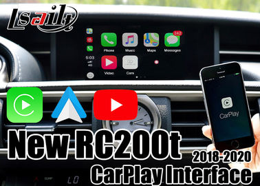 Интерфейс CarPlay дистанционного управления кнюппеля видео- на Lexus 2018-2020 новых Rc200t Rc300h