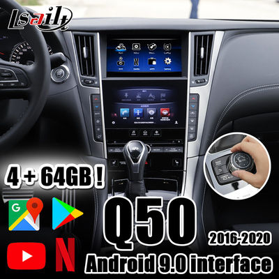Интерфейс мультимедиа 4GB PX6 CarPlay&amp;Android видео- включил автомобиль андроида, Netflix на Infiniti 2015.6-20 Q50 Q60