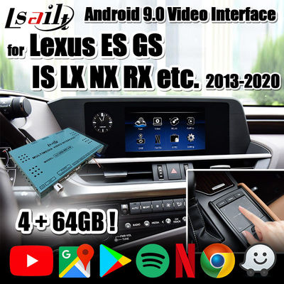 4GB CarPlay/мультимедиа андроида взаимодействуют для Lexus с YouTube, NetFlix, Waze NX LX GX RX LC CT RC LS