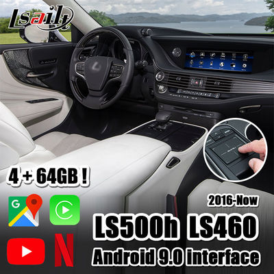 Коробка интерфейса видео андроида 9,0 Lsailt для Lexus ES LS GS RX LX 2013-21with CarPlay, андроида автоматического LS600 LS460
