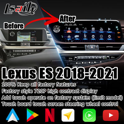 Андроид автоматическое Carplay ADAS экрана касания 12,3 регулировки ES300h Lsailt Lexus DSP»