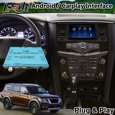 Мультимедийный видеоинтерфейс Lsailt 4+64GB Android Carplay для Nissan Armada Patrol Y62